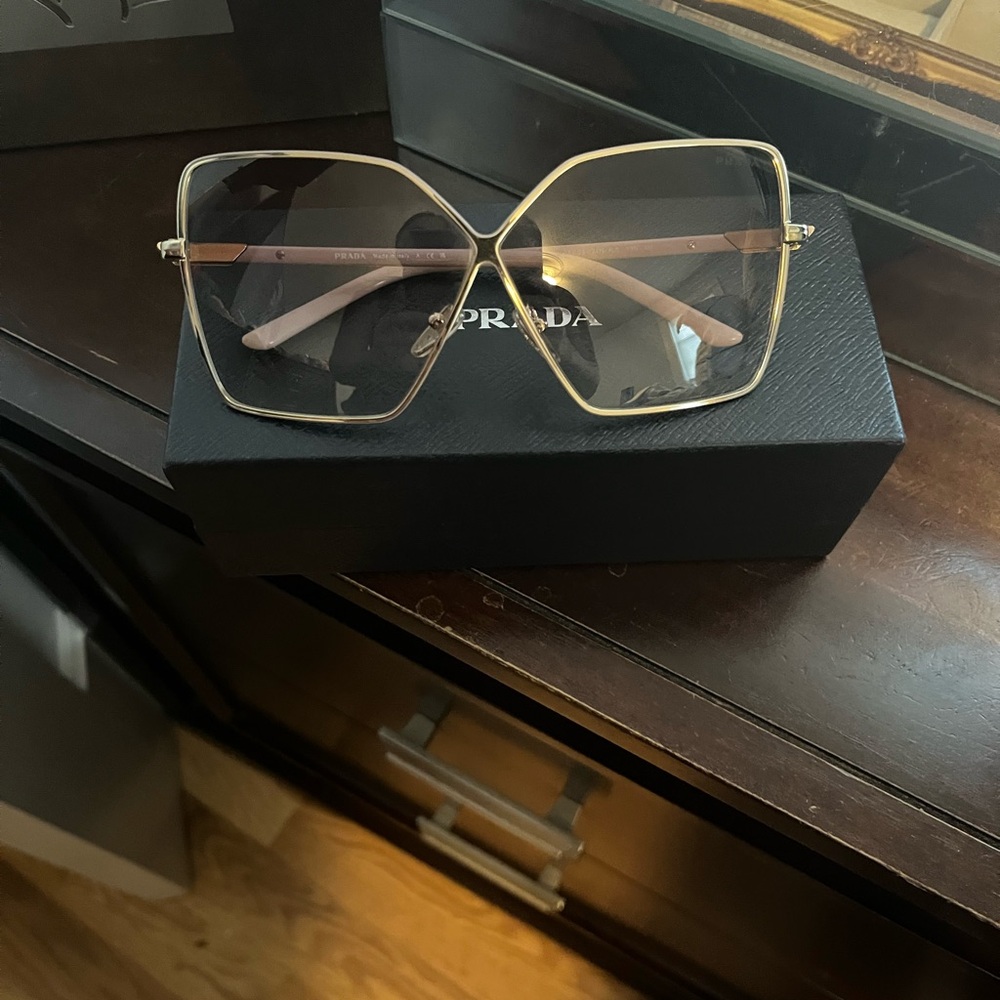 Prada Women's Sunglasses in Pale Gold - Picture 4 of 8